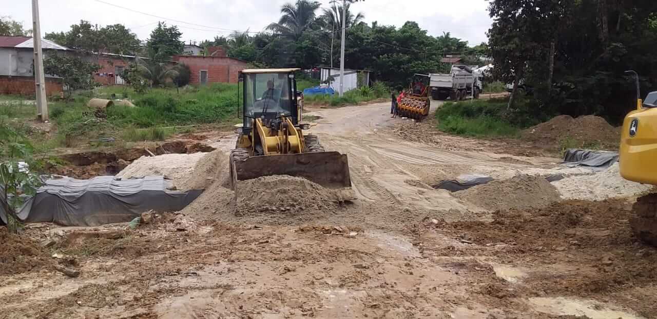 Prefeitura de Manaus implanta rede de drenagem para conter alagações na comunidade Parque das Tribos
