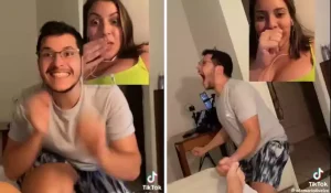 Mulher viraliza ao fazer vídeo para provar que noivo é fofoqueiro