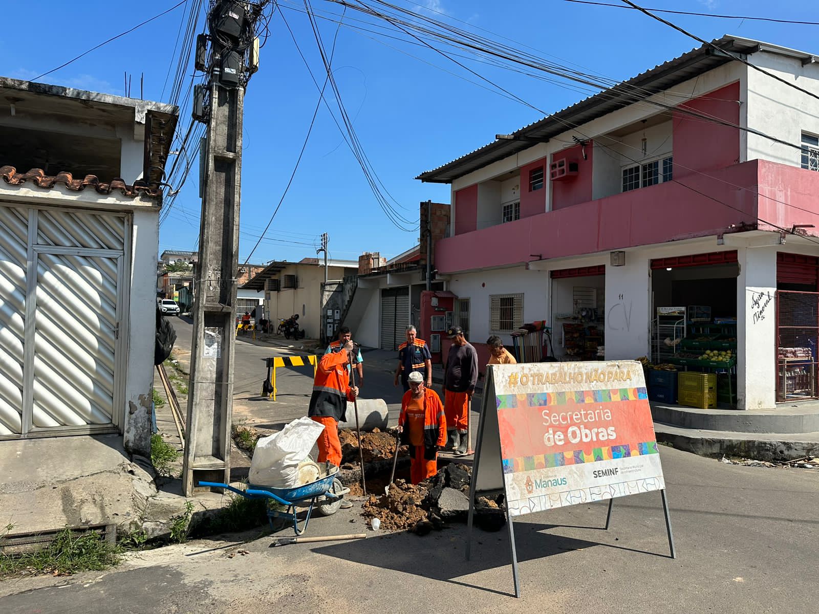 Prefeitura de Manaus recupera rede de drenagem no Lírio do Vale 2